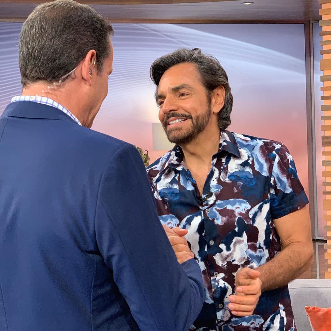 Los conductores del programa le tienen un gran aprecio, por lo que el actor se sintió feliz por ver a grandes amigos, entre ellos su compatriota Alan Tacher.