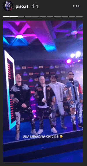 El grupo colombiano Piso 21, que incursionó en el género regional mexicano con el tema ‘Pa’ olvidarme de ella’, en colaboración con Christian Nodal, fueron de los más aclamados por los asistentes.