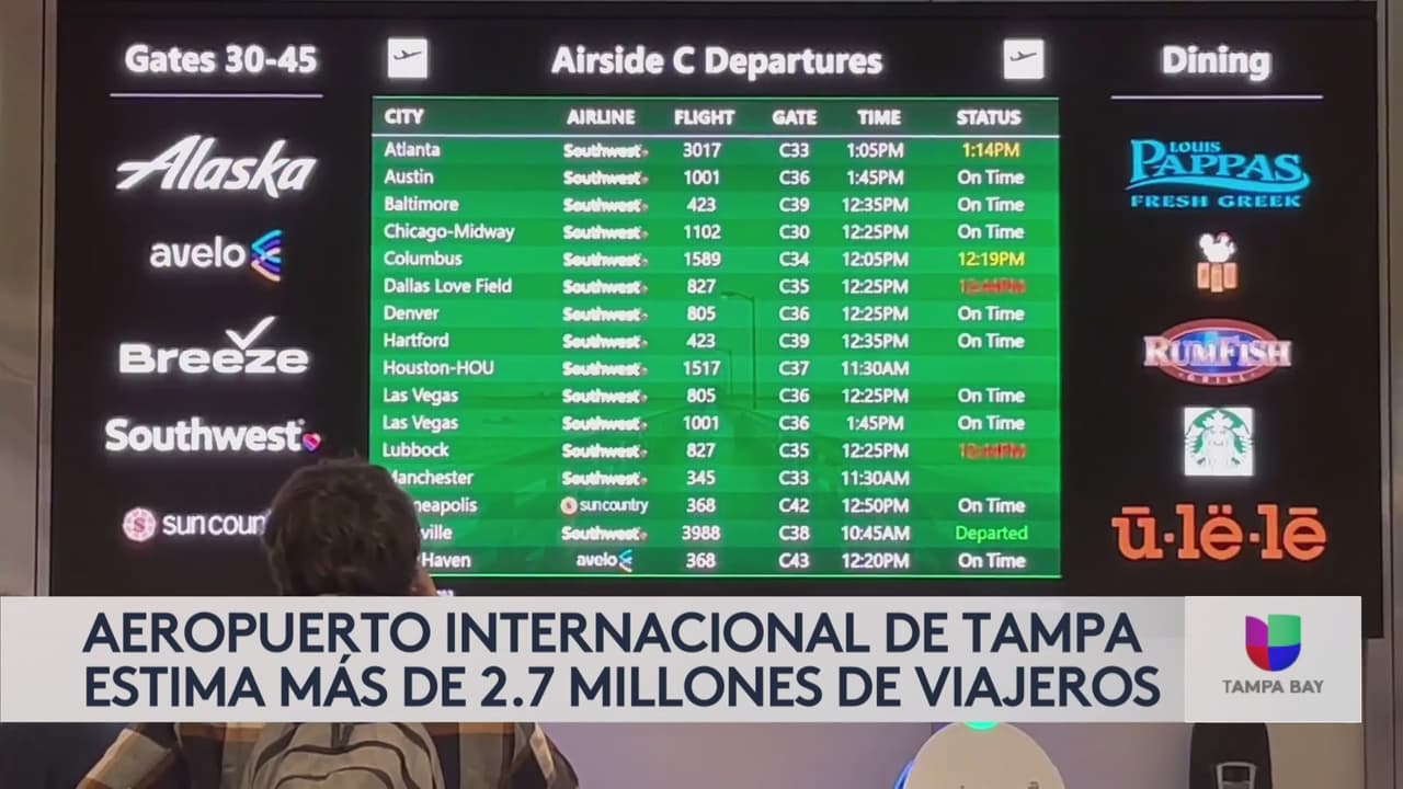 "Vale la pena cualquier espera": viajeros emocionados de reencontrarse con sus familias en 'Thanksgiving'