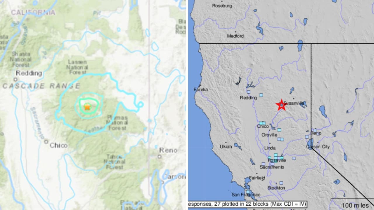 Terremoto de 5.5 sacude el norte de California, cerca de Lake Almanor: se sintió en Sacramento