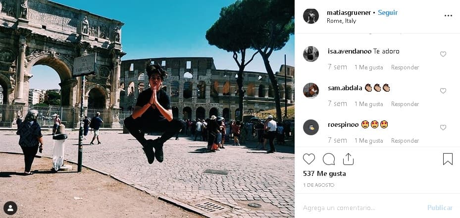 El hijo de Zabaleta reiteró que se encontraba bien físicamente y agradeció las muestras de apoyo recibidas.