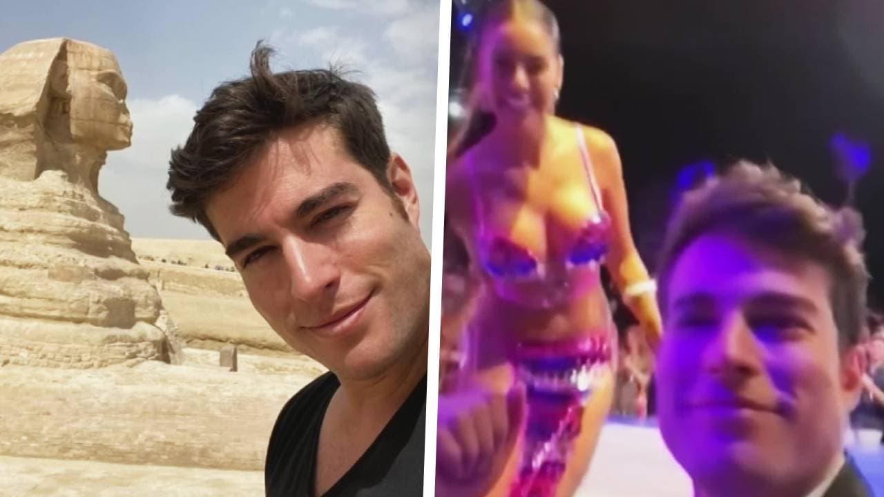 No fue por guapo, a Danilo Carrera lo trató de sacar de Egipto un poderoso sultán y te contamos por qué