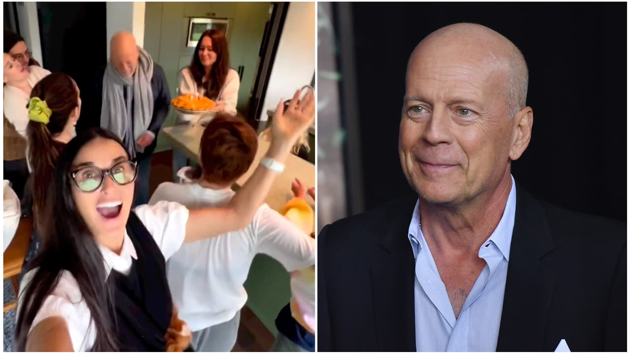 Bruce Willis reaparece en video tras su diagnóstico de demencia