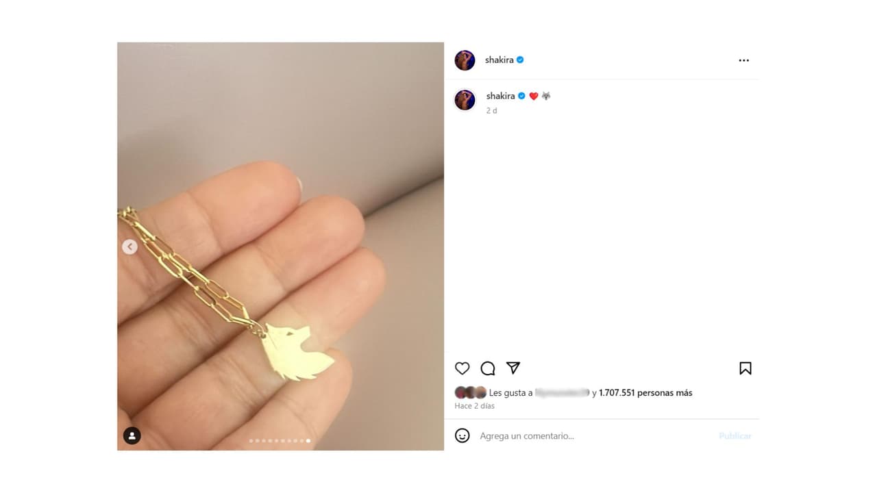 Así presumió Shakira el collar que le regaló a Belinda y demás invitadas.