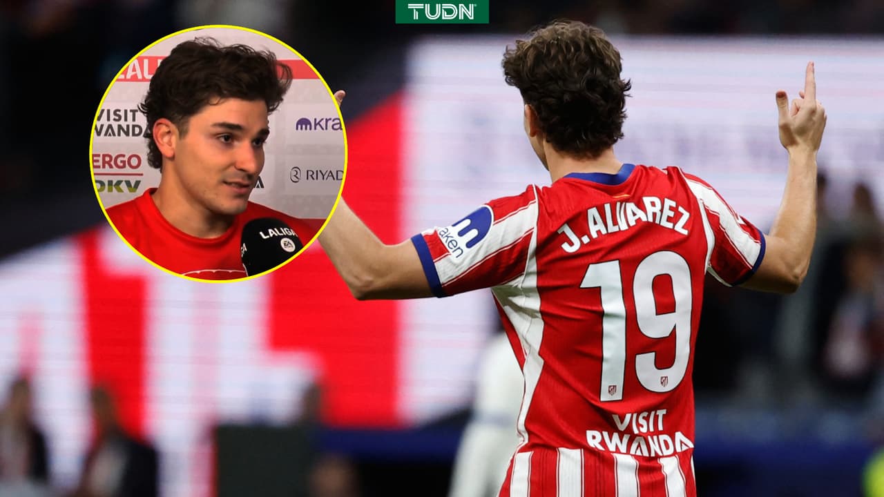 Julián Álvarez se disculpa con la afición del Atlético de Madrid