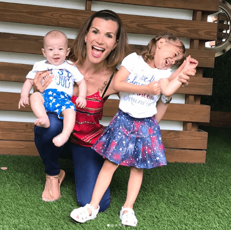 El pasado 4 de julio, Cristy Bernal y Michelle Tacher festejaron el primer 4 de julio de Liam.