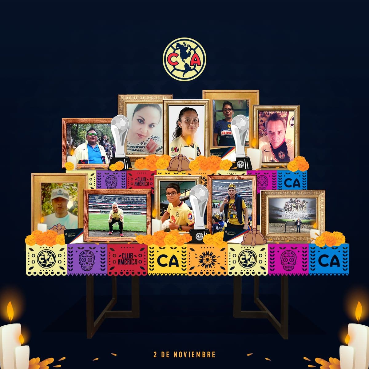 Equipos de diversos deportes, desearon feliz Día de Muertos, tradición mexicana que le ha dado la vuelta al mundo.