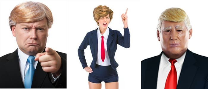 'Trump' disfraz más popular para Halloween