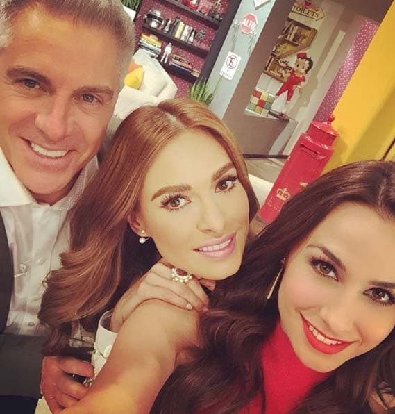 Odalys Ramírez con los mejores anfitriones.