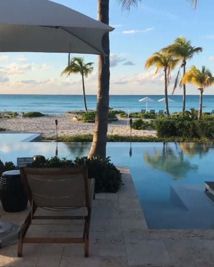 A través de su perfil de Instagram, la también empresaria ha compartido diversas postales, así como videos de su estancia en un paraíso tropical.