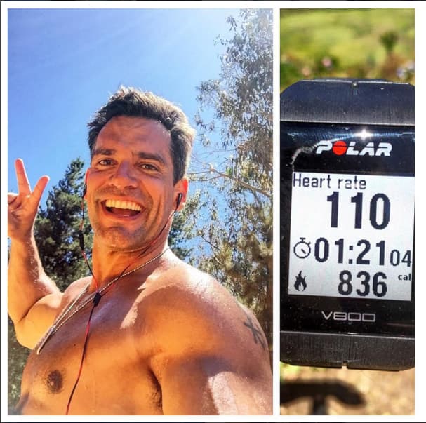 Correr en lugares naturales lo relaja mucho.