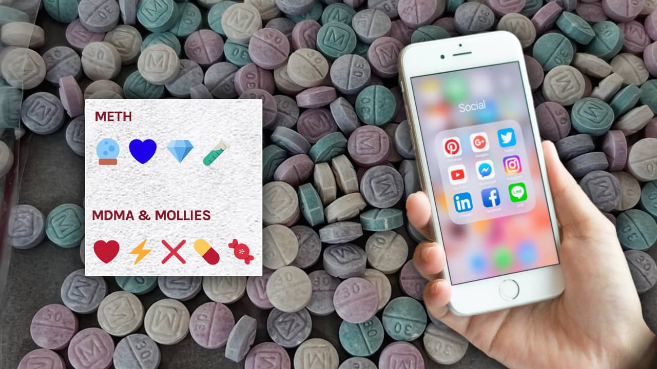 Delincuentes usan códigos secretos con emojis para vender droga en redes sociales: así es como operan