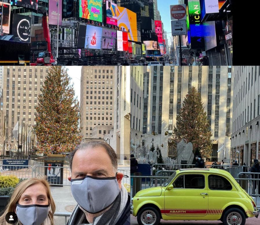 Al ver las fotos de él con su esposa, una seguidora le cuestionó que no estaba poniendo el ejemplo al hacer un viaje, supuestamente de placer, en plena pandemia de covid-19.
<br>