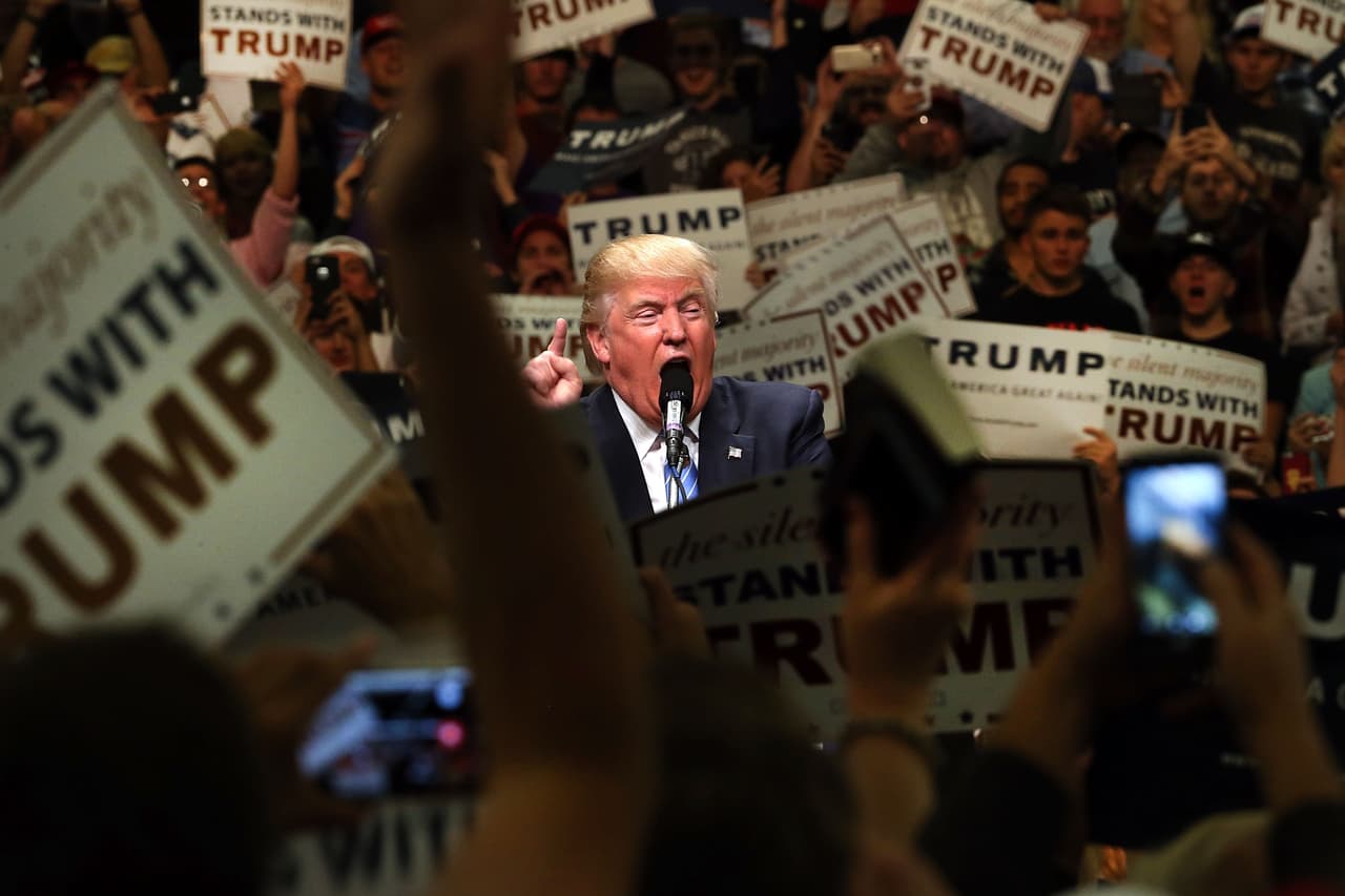 Trump en un evento de este fin de semana