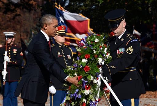 Obama: La nación necesita honrar a los veteranos