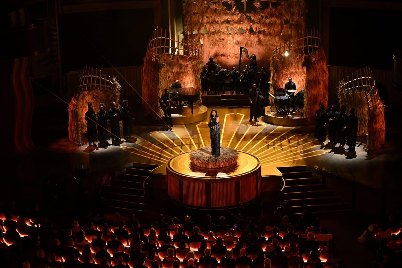 La presentación de Rihanna en los Oscar 2023