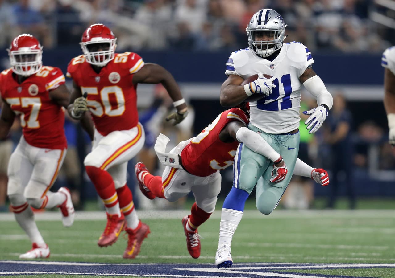 Ezekiel Elliott recibió el permiso de jugar ante Kansas y su presencia fue clave para que Dallas se llevara la victoria en la Semana 9.