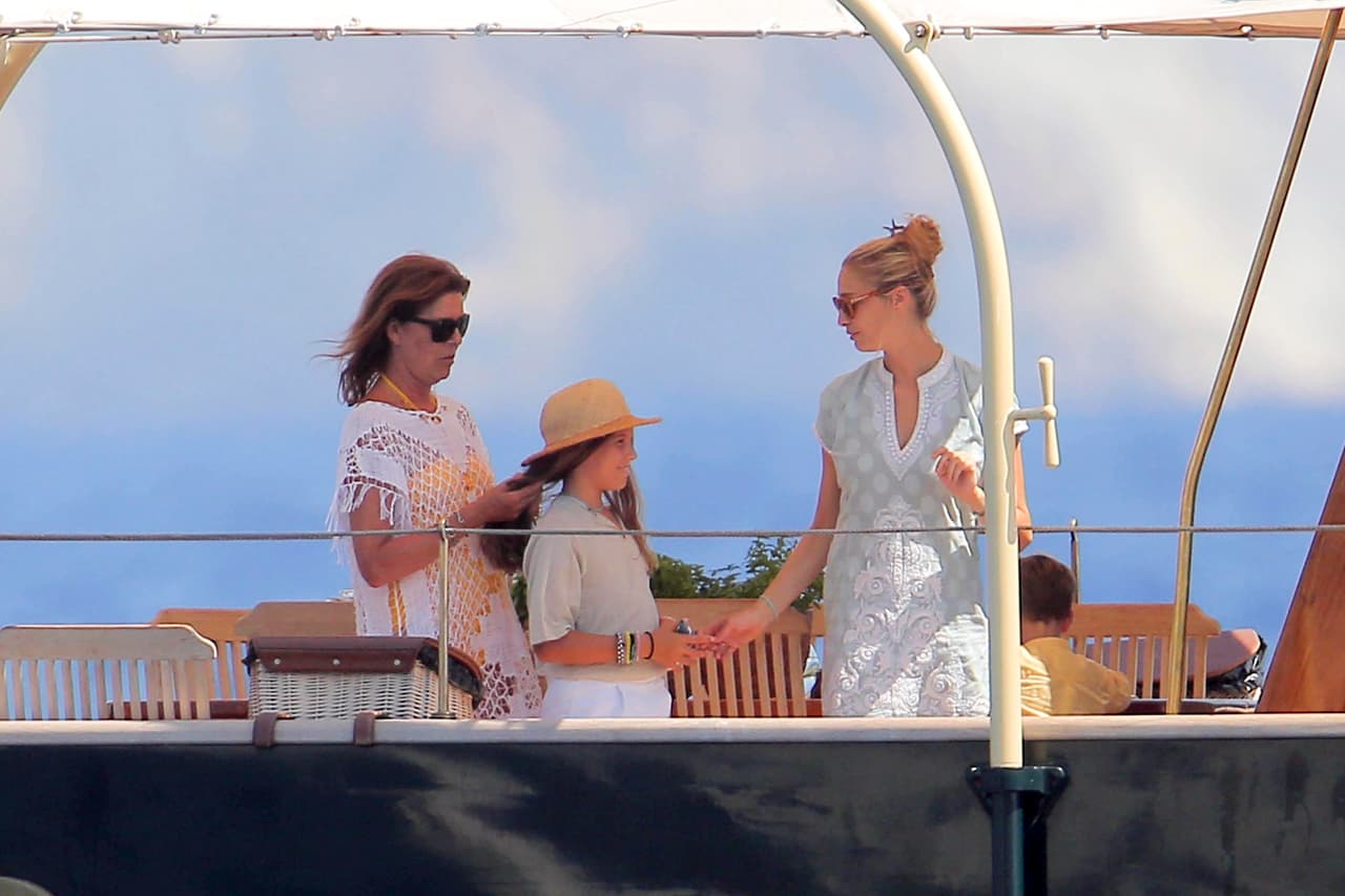 Carolina consintió mucho a los chiquitos.