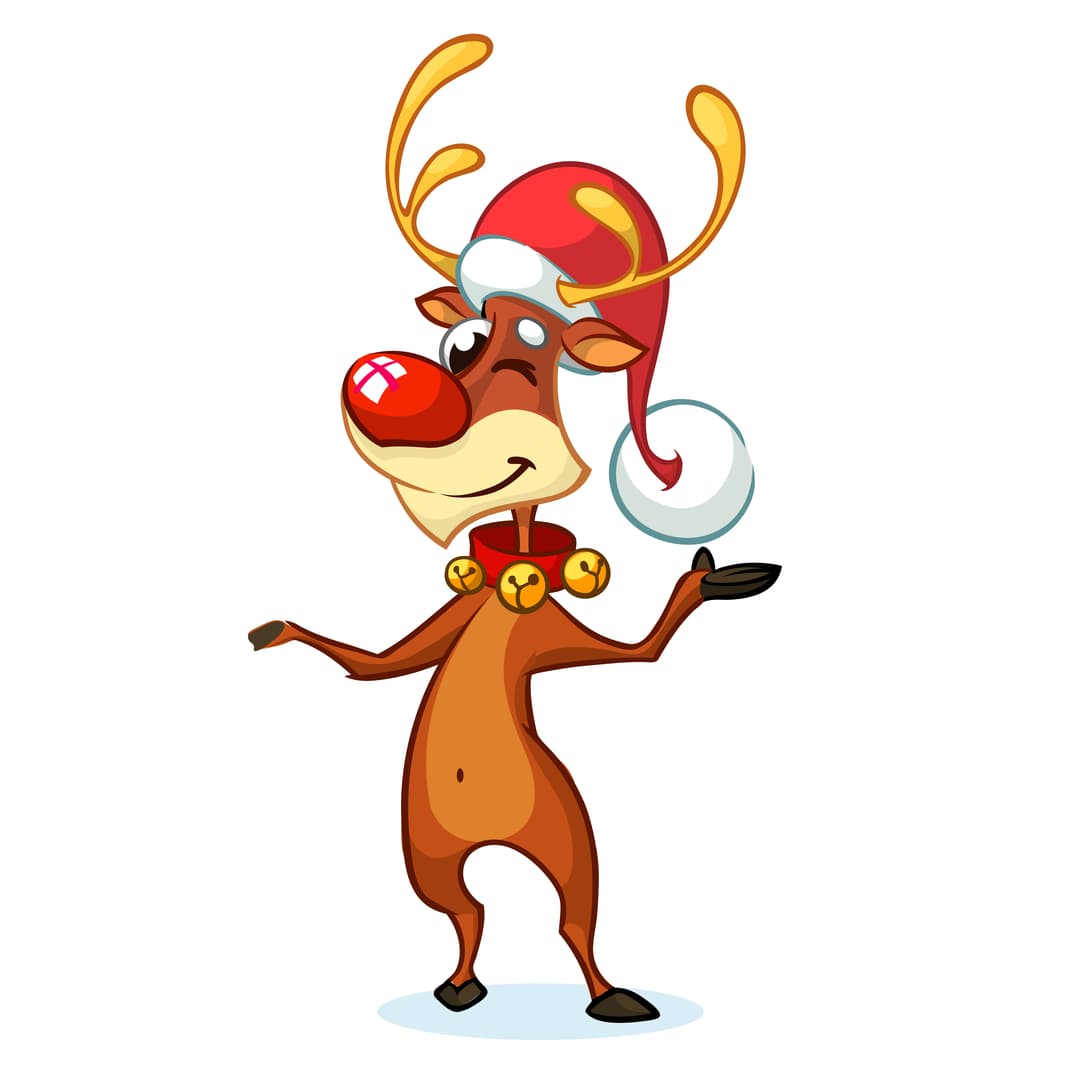 <b>ERES... RODOLFO</b>
<br>El reno de la nariz roja es el protagónico del altar, el "consentido" de Santa. Sin él, los otros renos tal vez no estén tan bien organizados y en el buen camino. Es el "rey león" entre el grupo.