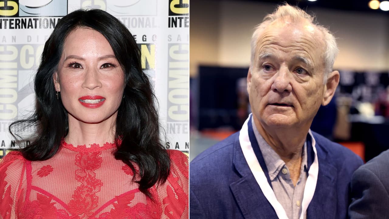 Lucy Liu y Bill Murray