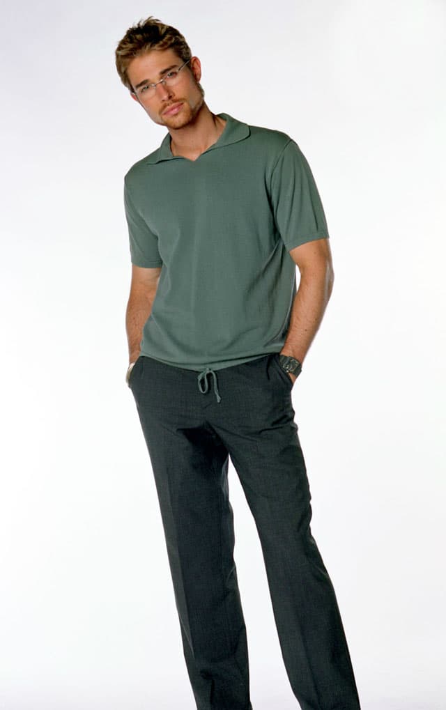 Interpretó a un sexy psicólogo que se encontraba en un triángulo amoroso.