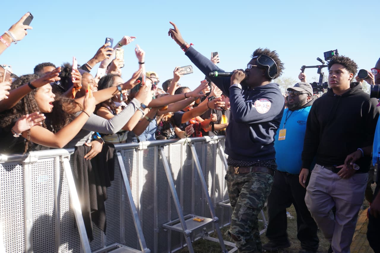 Massive crowds gathered to watch a variety of hip hop groups, from Bamsworth Belli to Wiz Khalifa. These are just a few of our favorite crowd photos.