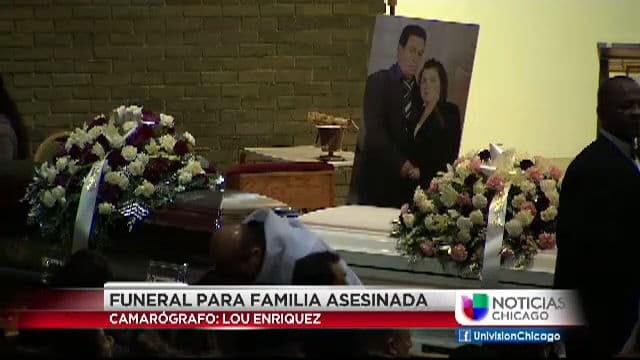 Dan último adiós a familia asesinada en Gage Park