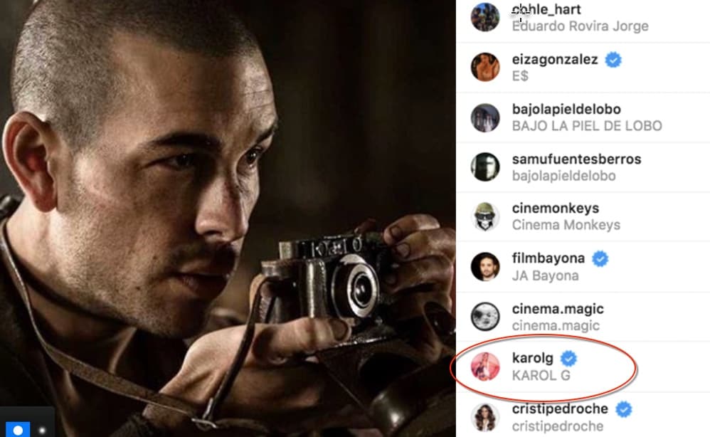 “Ya por lo menos nos seguimos en Instagram. Ya eso es un paso muy grande para mí, algún día lo conoceré y le diré que lo admiro demasiado”, añadió.