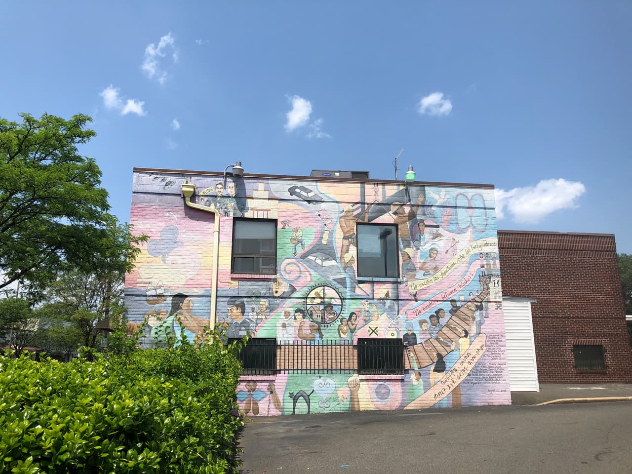 Dozens of people have shown up at the Tenants and Workers United of Chirilagua community.