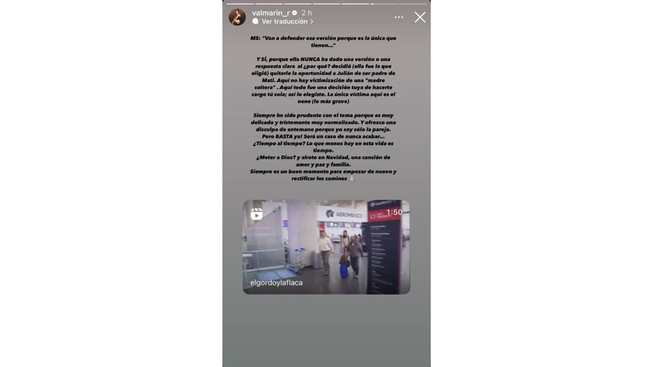 El contundente mensaje de Valeria Marín a Marjorie de Sousa.