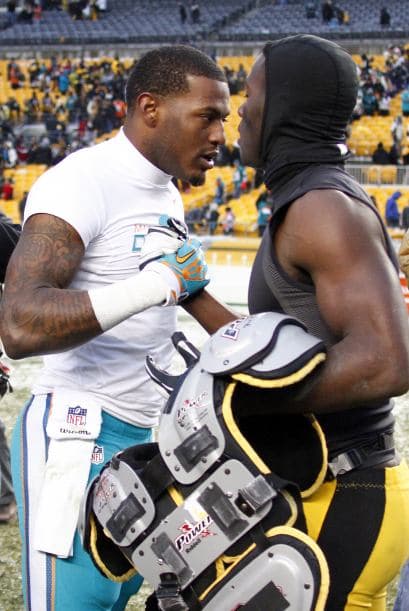 Los fanáticos de los Dolphins ya no hablan de la controversia Incognito/Martin, ni si Ireland o Philbin estarán con el equipo en el 2014, sino que pasan horas calculando… ¡porque tenemos chance de ir a los playoffs! Al principio de la temporada, y sobre todo, después de perder -casi deshonrosamente- contra Tampa Bay y Buffalo, los comentarios sobre Miami eran negativos. Qué si las novatadas, qué si Tannenhill, qué si el running game, qué si la línea ofensiva, que si… qué se yo… Pero ahora, las cosas han cambiado y solo se mencionan las posibilidades que tenemos de jugar en enero. ¡Ay, bendito! Bueno, después de este encontronazo con los portadores de las terribles toallas amarillas, donde salimos vencedores … por media pulgada… 34-28, ya todo me parece posible. Arriba Tannenhill (20 de 33, para 200 yds); arriba Wake and Odrich; arriba Thomas (105 yds, un TD en 16 acarreos); arriba Clay con sus dos TD y arriba Philbin, que mantiene el invicto en la revisión de las jugadas (obtuvo el cambio de “incomplete pass” a TD de Hartline). ¡Arriba, Dolphins, seguimos cuesta arriba!