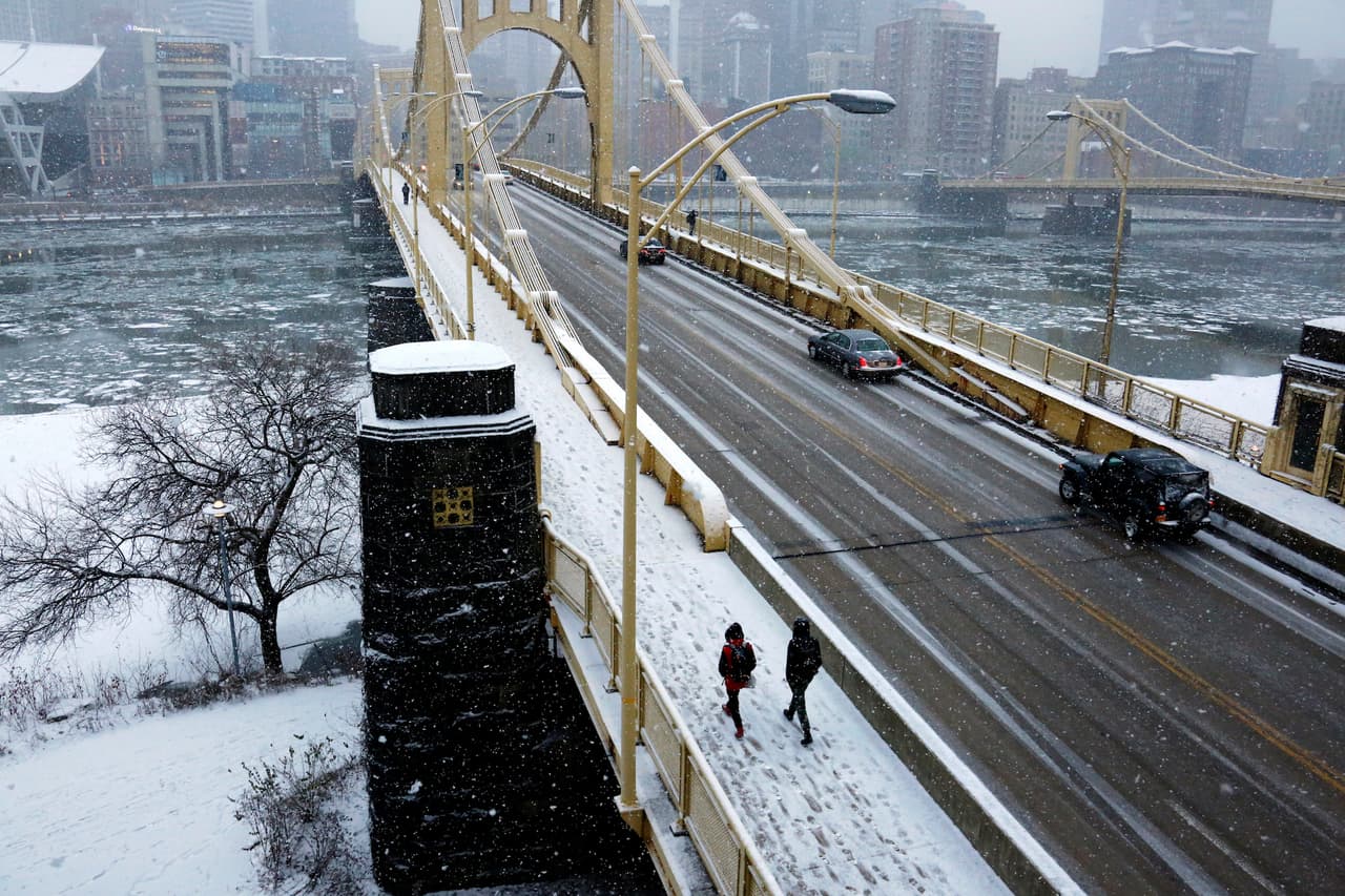 Fuerte nevada sobre Pennsylvania