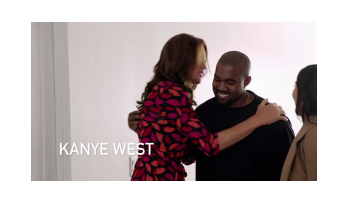 Uno de los momentos clave del primer episodio fue el encuentro entre Caitlyn y Kanye West.