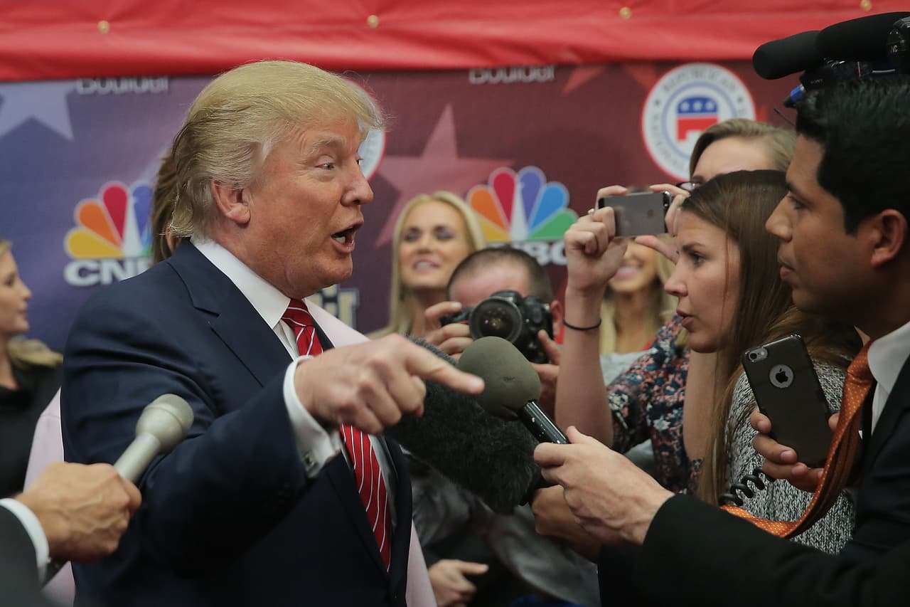 Así explota Donald Trump el valor de la televisión gratuita