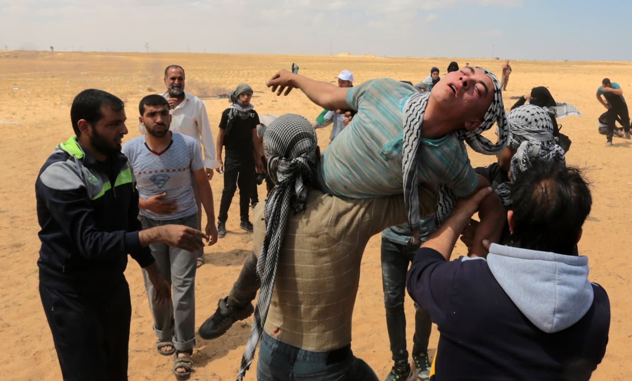 Mientras sucedía esta violenta protesta, la hija del presidente Donald Trump y su esposo Jared Kushner participan en el evento inaugural de la nueva embajada de EEUU en Jerusalén.