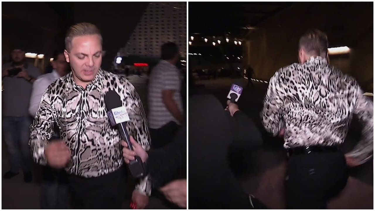El video de Cristian Castro corriendo despavorido al ver las cámaras de El Gordo y La Flaca