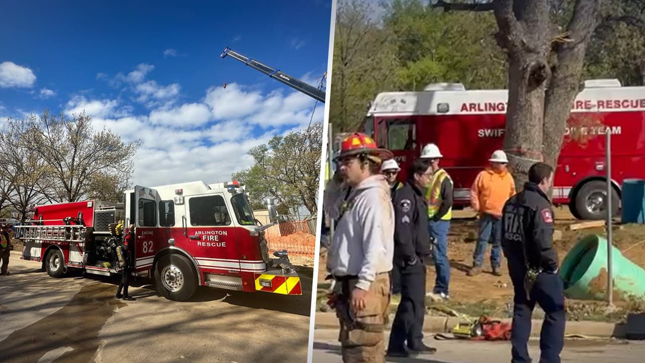 A seis pies de profundidad: Rescatan a un hombre que quedó atrapado dentro de una tubería de agua, ¿qué hacía allí?