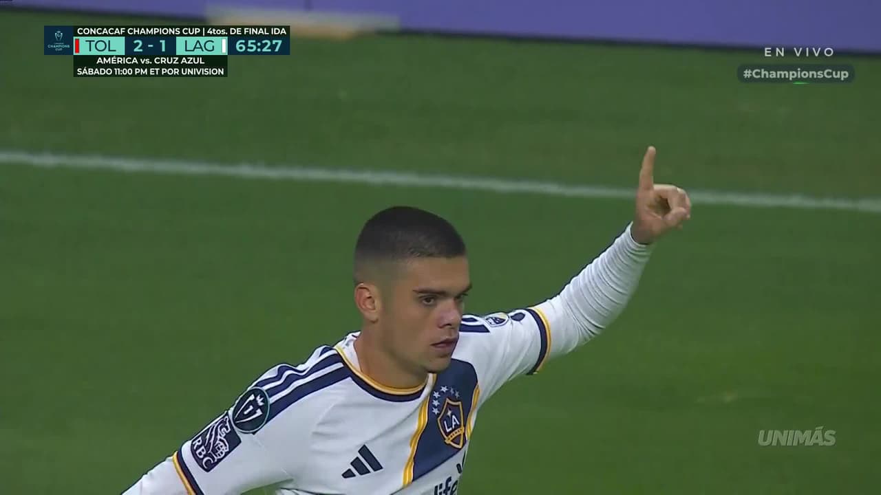 ¡Gabriel Pec enfría el infierno! Gol del Galaxy y se mete al partido