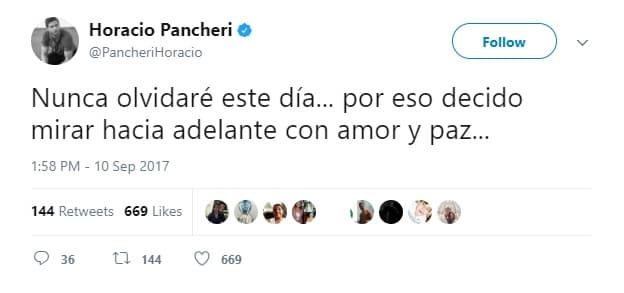 Sin embargo, todo parece indicar que el galán de telenovelas se lo pensó mejor y ya no teme expresar sus sentimientos por esa rubia debilidad en su cuenta de Twitter.