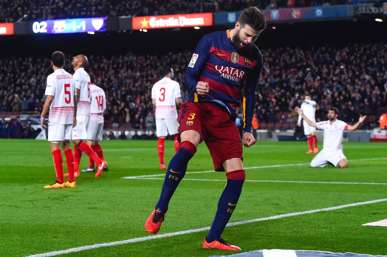 Barcelona 2-1 Sevilla: Messi y Piqué hacen que el Barça iguale récord invicto
