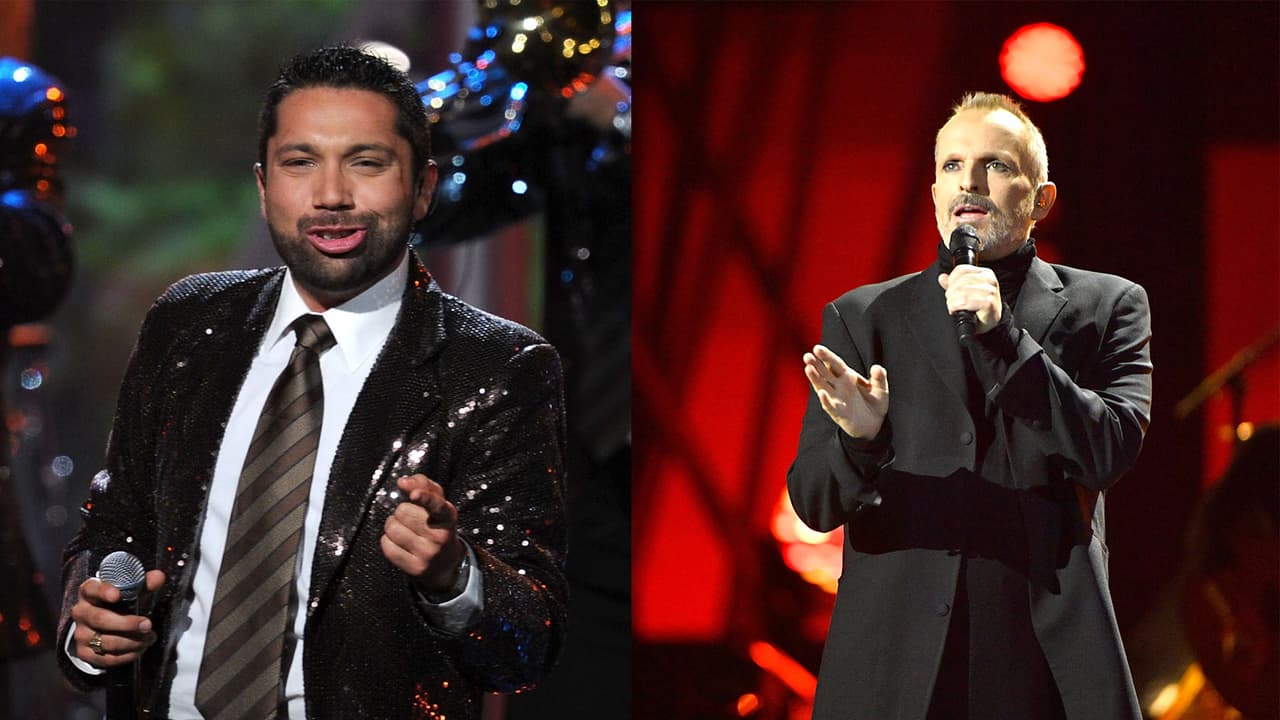 Miguel Bosé dejó a todos con la boca abierta al subir a la tarima de La Voz México y cantar junto a La Banda El Recodo. Bosé y Los Recodos cantaron los temas de banda "Y llegaste tú", "La mejor de todas" y "Te quiero a morir".