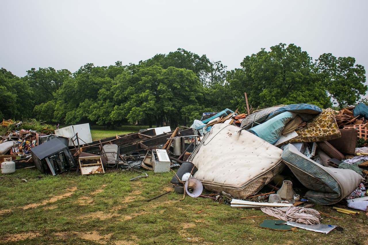 Algunas zonas de la ciudad quedaron bajo el agua luego de intensas lluvias.
