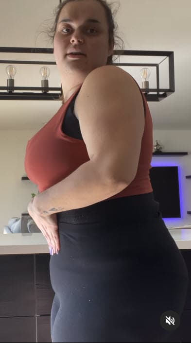 Jenicka López contó que
<b> ya podía caminar</b>, aunque había ciertos movimientos que aún no puede realizar.