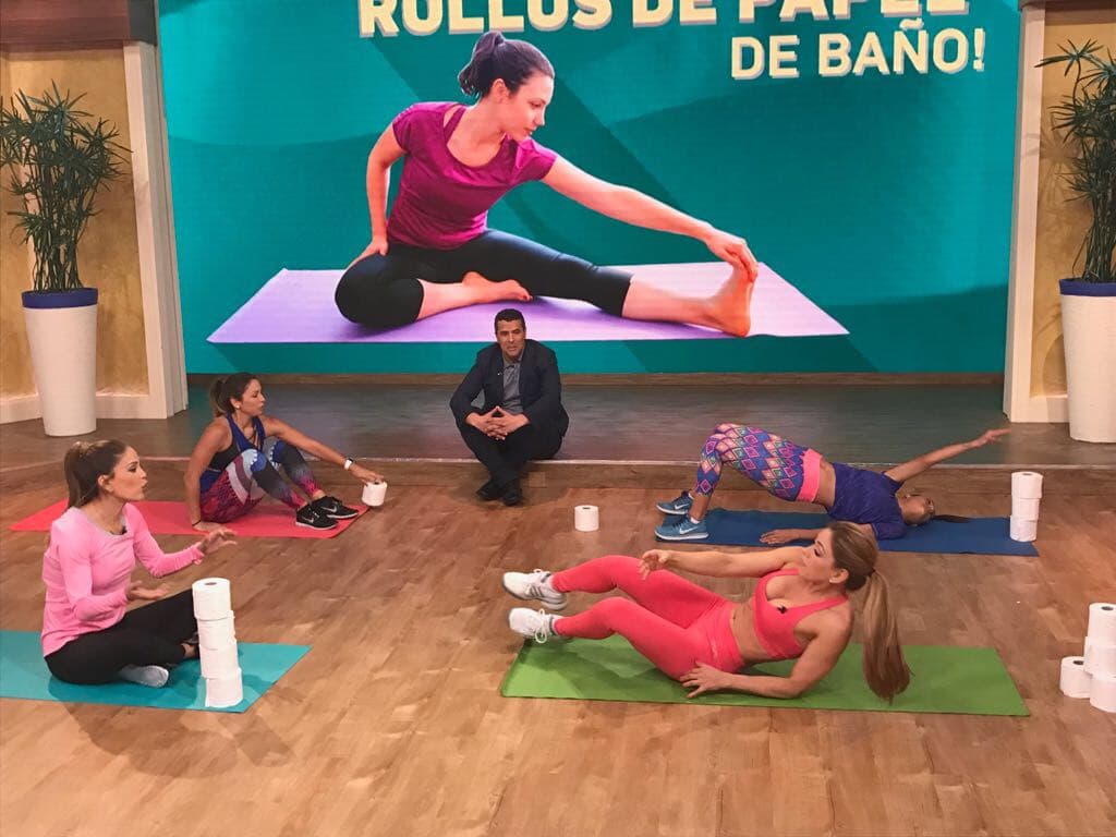 Karla es muy buena alumna y nos explicó los beneficios de este entrenamiento.