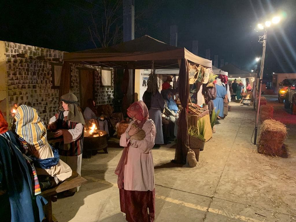 Escena del Nacimiento en Riverdale.