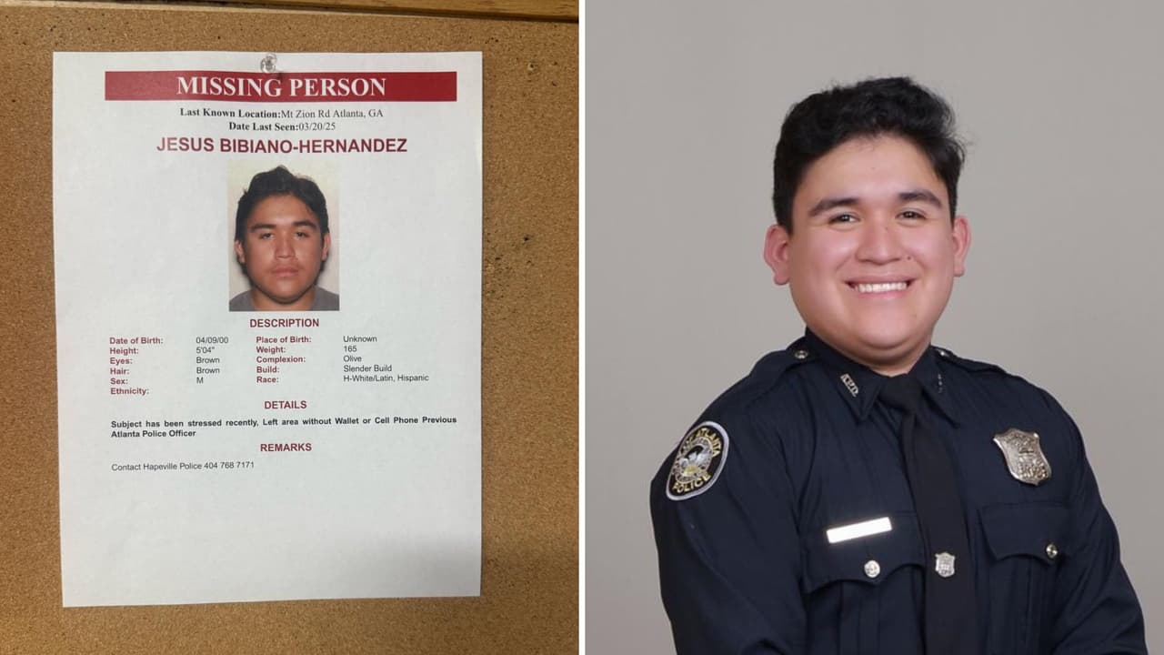 Buscan a expolicía hispano de Atlanta que desapareció después de visitar Hapeville