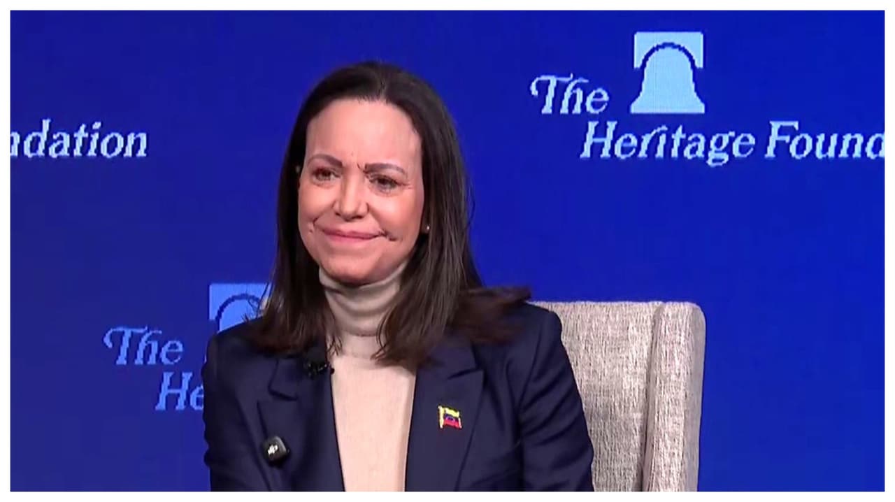 "Contamos con Estados Unidos para que se haga respetar la democracia y la soberanía": Machado