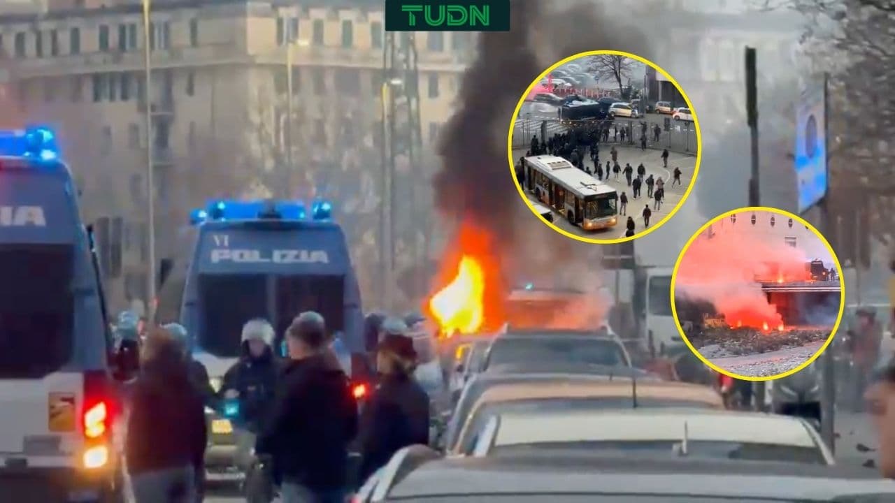 Bronca e incendios previo al Inter vs. Genoa de Johan Vásquez en Serie A