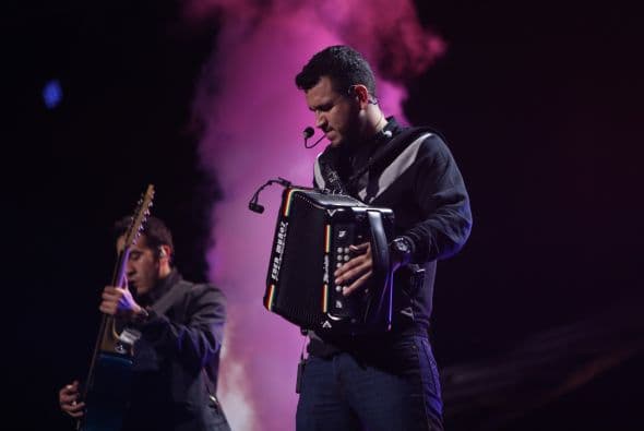 En los ensayos también estuvieron los integrantes de Calibre 50.