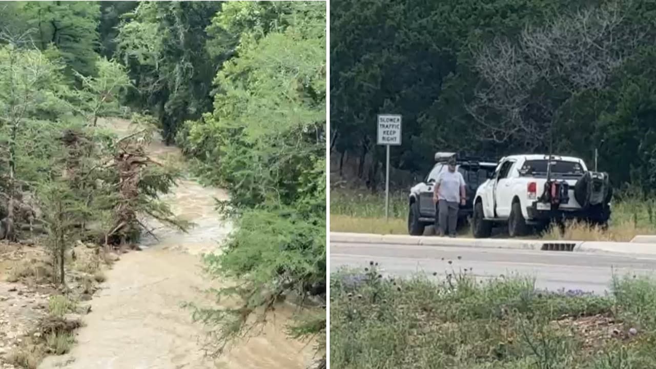 Continúa búsqueda de conductor arrastrado por inundaciones repentinas en Bandera